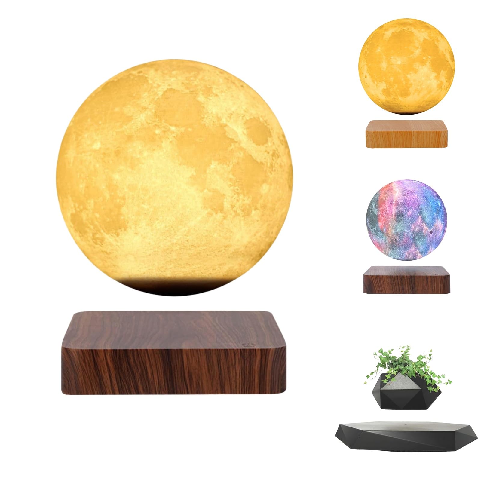 Amazon.co.jp : 月 ライト 浮く 浮くライト 磁気浮上ムーン